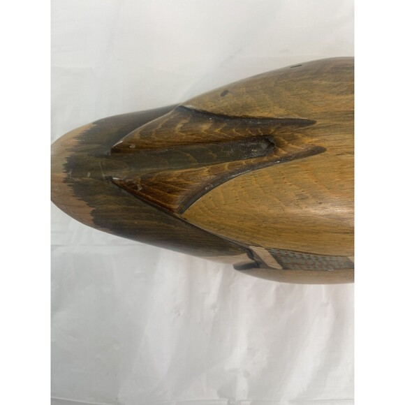 TOM TABER SIGNED NAT'S POND MALLARD DECORATIVE BIRD WATERFOWL WOOD CARVED DECOY - Picture 4 of 12